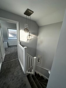 top of stairs in loft conversion top of stairs in loft conversion