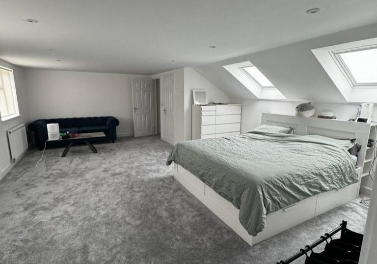 Loft conversion in Birmingham turned into bedroom Loft conversion in Birmingham turned into bedroom