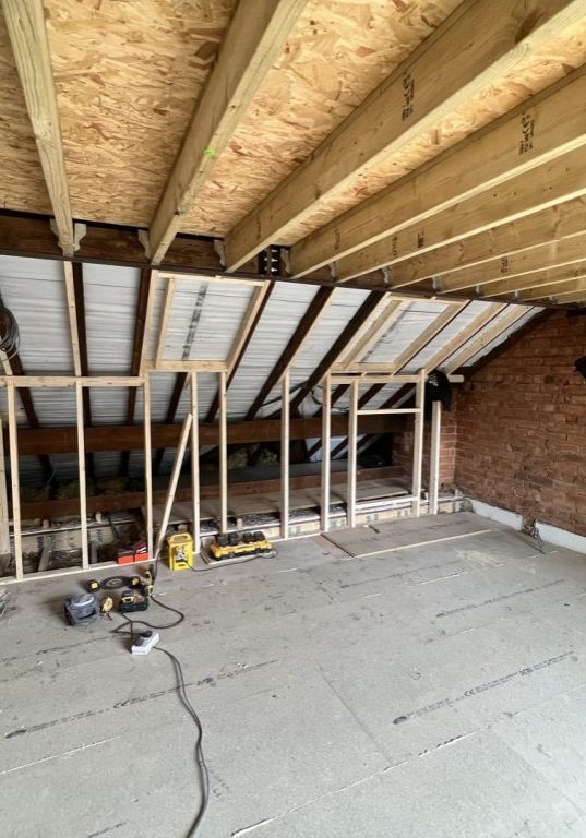 during Hip to gable loft conversion services in Birmingham